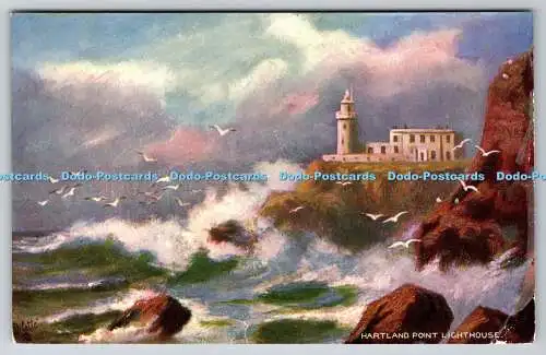 R741653 Hartland Point Leuchtturm an der Küste von Devon Raphael Tuck and Sons Oilet