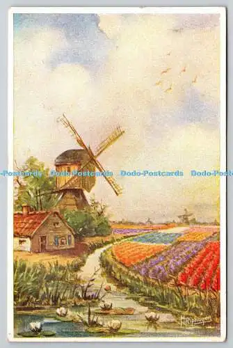 R739527 Windmühle J Philip Kruseman La Haye Hollande M Riphagen