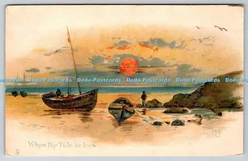 R741679 When the Tide is Low Raphael Tuck and Sons In the Country Series No 4093