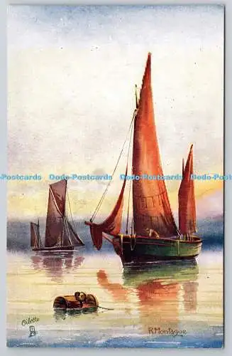 R739583 Sea and Sky Tuck Oilette Series II No 3318 R Montague