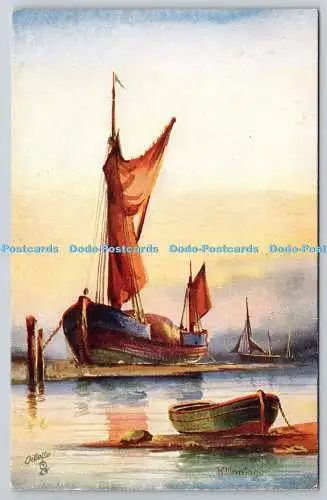 R739595 Sea and Sky Tuck Oilette Series II No 3318 R Montague