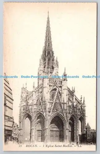 R741752 Rouen L Eglise Saint Maclou LL 79 Levy et Neurdein Reunis