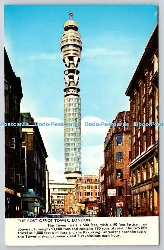 R739720 London The Post Office Tower Printed in Great Britain