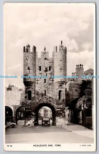 R741867 York Micklegate Bar Raphael Tuck and Sons RP