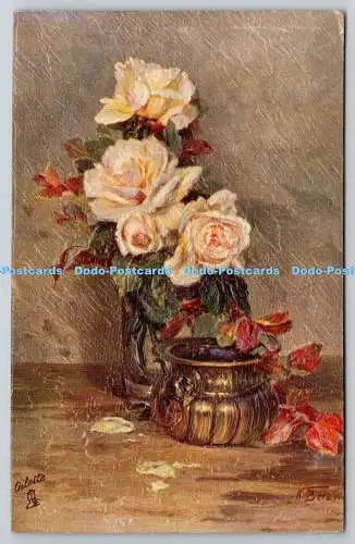 R741913 Lieblingsblumen Raphael Tuck und Söhne Oilette Postkarte Nr. 3365 N Berau