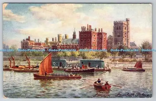 R741930 London Lambeth Palace Raphael Tuck and Sons Oilette Postkarte Nr 7975 H B