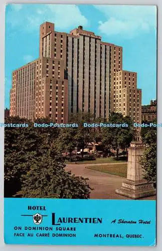 R739844 Montreal Quebec Hotel Laurentien A Sheraton Hotel Plastichrome by Colour