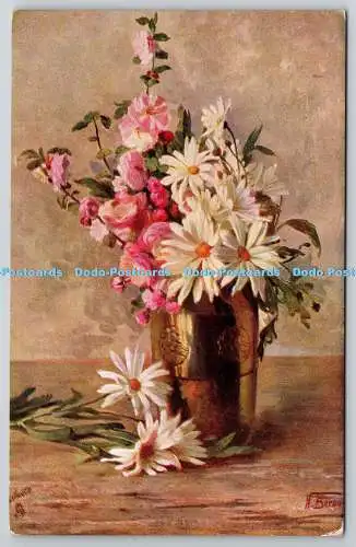 R739860 Favourite Flowers Tuck Oilette No 3365 N Beraud