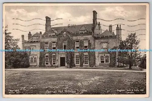 R742028 Wilmslow Pownall Hall Raphael Tuck and Sons Ltd
