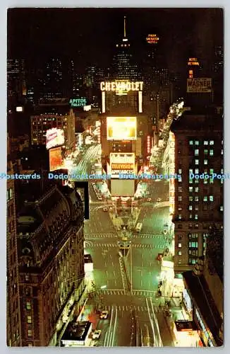 R739914 New York City Times Square Manhattan Postkarte Broadway N Y C Dexter Pre