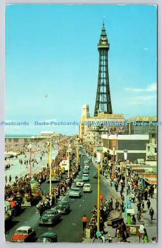 R739931 Blackpool Central Promenade and Tower Photo Precision Colourmaster Inter