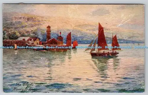 R742117 Wemyss Bay The Clyde Raphael Tuck and Sons