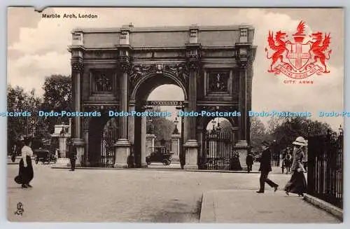 R740002 London Marble Arch Tuck Heraldic View Postcard Series 2174