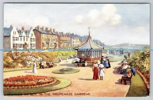 R742181 St Annes on Sea In the Promenade Gardens Raphael Tuck and Sons Oilette I