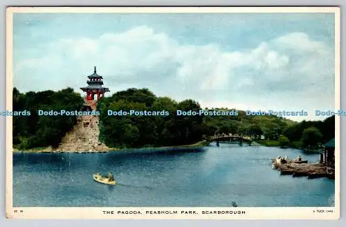 R742192 Scarborough Peasholm Park The Pagoda Raphael Tuck and Sons Ltd