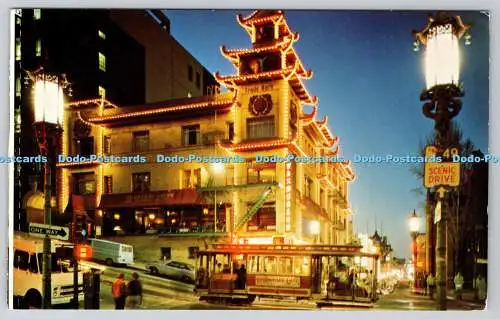 R740061 San Francisco Chinatown at Night Smith Neuheit Mirro Krome H S Crocker