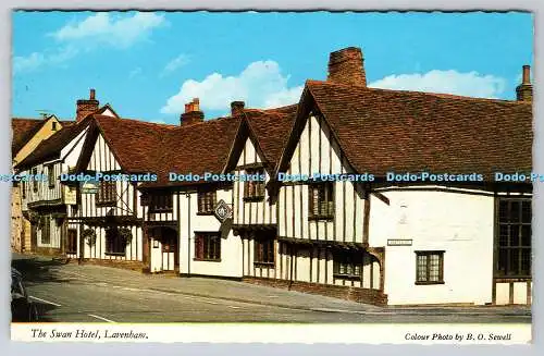 R740083 Lavenham The Swan Hotel K and T Großhandel Zubehör Konstanz Postkarte B