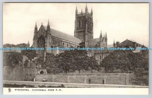 R742221 Worcester Cathedral aus der Serie S W Raphael Tuck and Sons Town and City