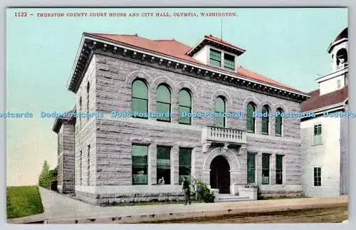 R740089 Washington Olympia Thurston County Court House and City Hall Edward H Mi