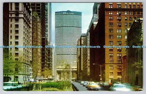 R740097 N Y New York Pan Am Building Acacia Card