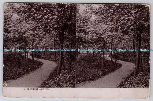 R742236 A Pleasant Avenue Raphael Tuck and Sons Silverette Stereoscopic Series 2