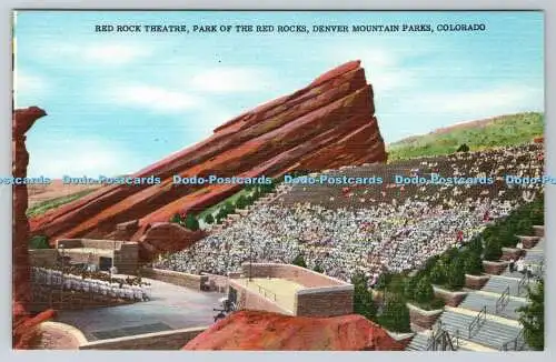 R740111 Colorado Red Rock Theatre Park of the Red Rocks Denver Mountain Parks El