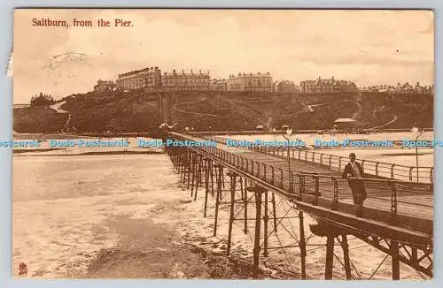 R742251 Saltburn vom Pier Raphael Tuck and Sons Sepia Postkarte 2201