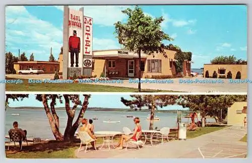 R740125 Bemidji Minnesota Paul Bunyan Motel Gallagher PM Winnipeg Manitoba 1968