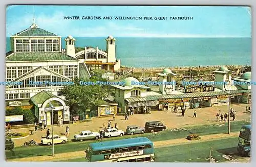 R740137 Great Yarmouth Winter Gardens and Wellington Pier E A Webster