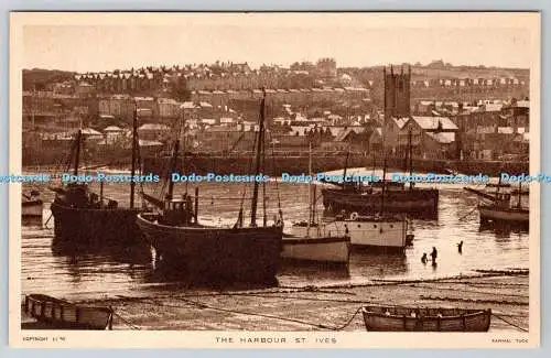 R742282 St Ives The Harbour Raphael Tuck and Sons