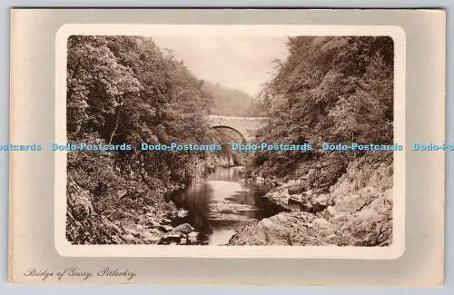 R740185 Pitlochry Bridge of Garry Tuck gerahmte Kollogravur L Mackay