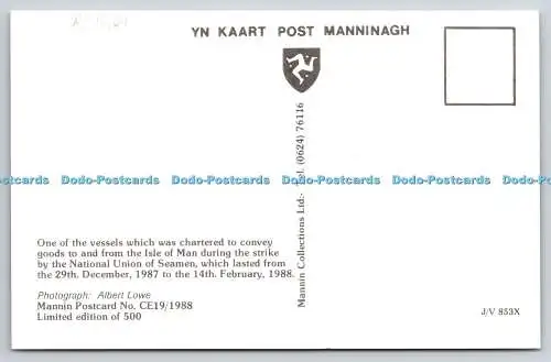 R742423 M V Marianne Norcoast at Douglas Isle of Man Mannin Postkarte Albert Lowe