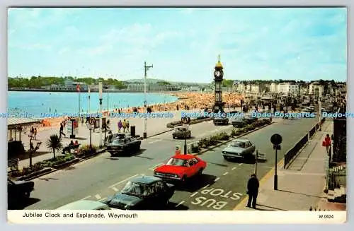 R742435 Weymouth Jubiläumsuhr und Esplanade E T W Dennis and Sons Ltd Photocolo