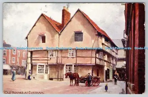 R742456 Alte Häuser in Evesham Raphael Tuck and Sons Oilette malerische Ecken Postc
