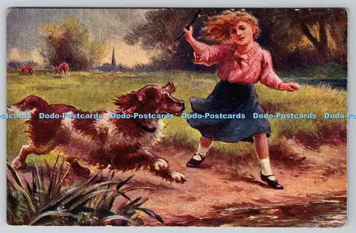 R742479 Sunny Hours Raphael Tuck and Sons Oilette Serie Nr 6937