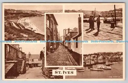 R742485 St Ives The Harbour Virgin Street Porthminster Beach Raphael Tuck und so