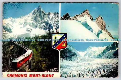 R741040 Chamonix Mont Blanc Chemin de Fer du Montenvers et l Aiguille du Dru C A