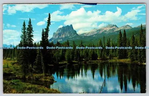 R741056 Canadian Rockies Mount Eisenhower Double L Color Productions Fidelity Co