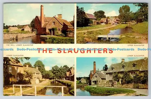 R741077 The Slaughters The Mill Lower Slaughter Jarrold Norwich England 1978 Mul