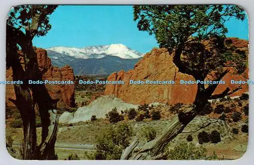 R741180 Colorado Pikes Peak Region Pikes Peak und der Weg zum Garten des G