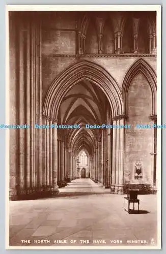 R742803 York Minster The North Aisle of the Nave Raphael Tuck and Sons Serie B