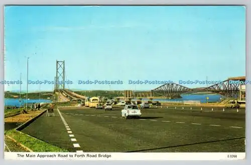 R741193 The Main Approach Road to Forth Road Bridge E T W Dennis Scarborough Lon