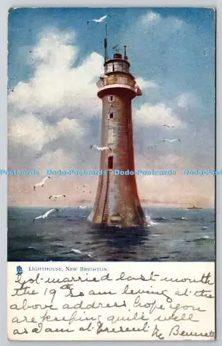 R742815 Neuer Brighton Leuchtturm W J McGuires Egremont Serie