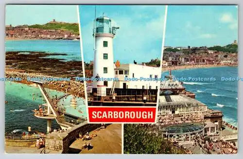 R741204 Scarborough Lighthouse Spa and South Bay E T W Dennis Multi View