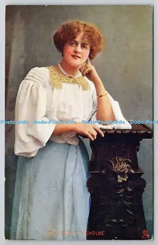 R742839 Miss Marie Studholme Raphael Tuck and Sons Oilette Postkarte 6834 1905