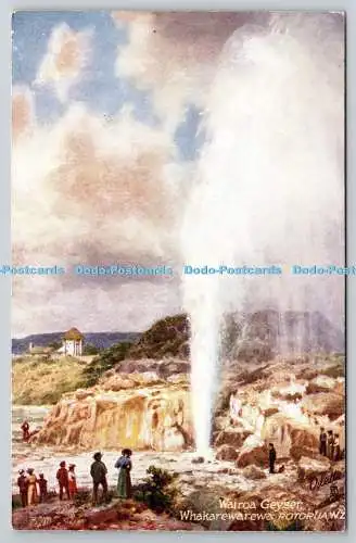 R742859 Wairoa Geysir Whakarewarewa Rotorua N Z Raphael Tuck and Sons Oilette Se