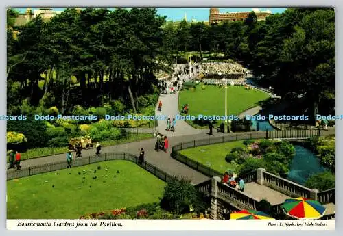 R741247 Bournemouth Gardens vom Pavillon John Hinde Thunder und Clayden E N