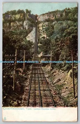 R742885 Chattanooga Tenn Lookout Mountain Incline Raphael Tuck and Sons Serie N