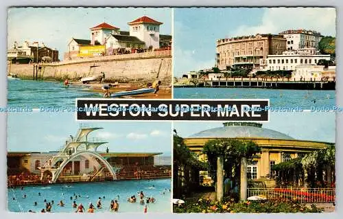 R741271 Weston Super Mare The Old Pier and Theatre D Constance Littlehampton Sus