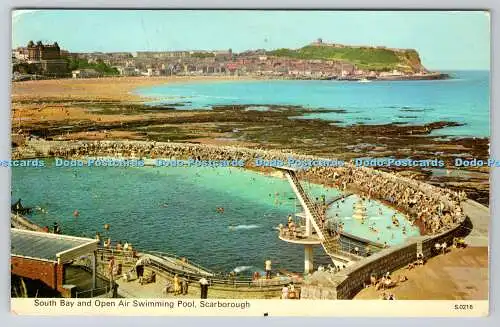 R741291 Scarborough South Bay und Freibad E T W Dennis Scarboroug